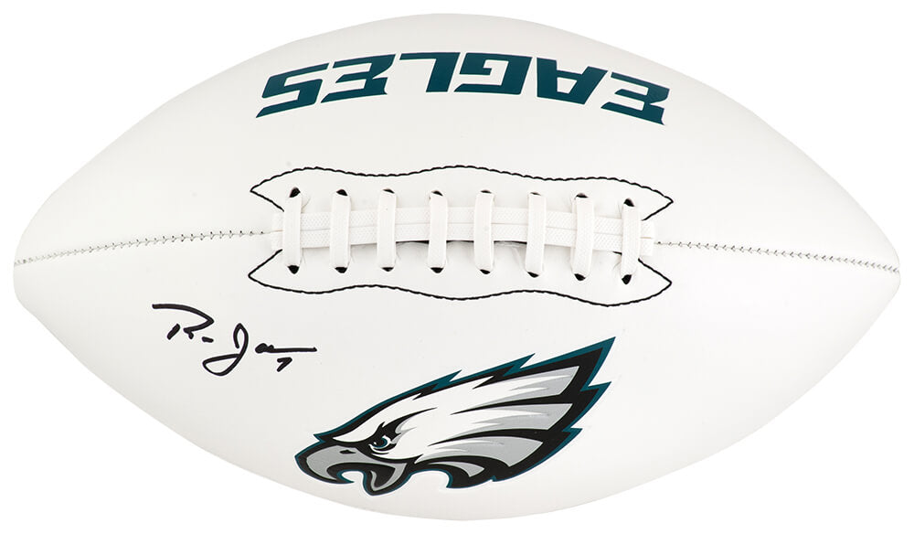 Ron Jaworski Signed Philadelphia Eagles Franklin White Logo Football