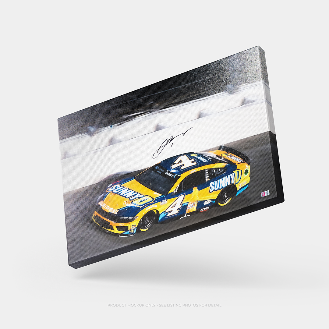 Josh Berry Signed Sunny D 2024 Daytona 500 20x30 Photo on SpeedCanvas