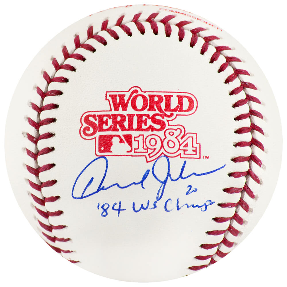 Howard Johnson Signed Rawlings 1984 World Series (Detroit Tigers) Baseball w/84 WS Champs