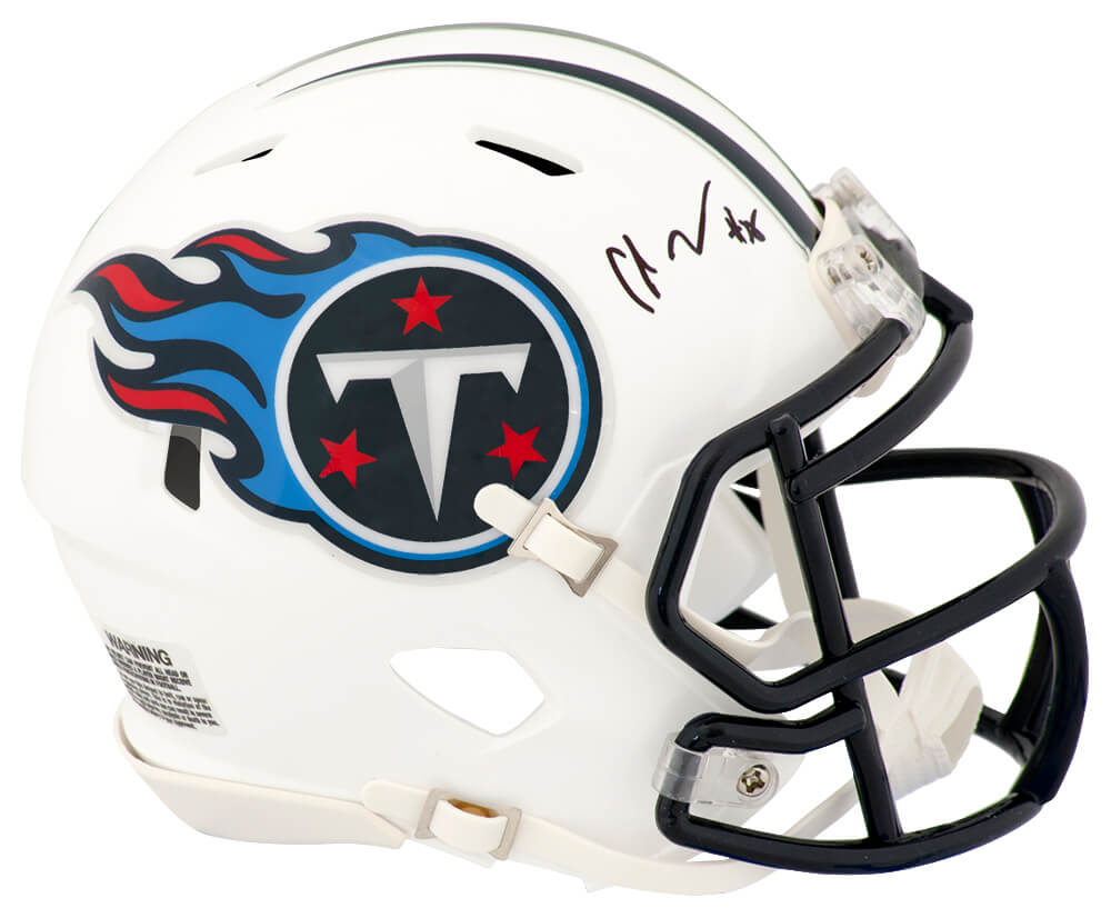 Chris Johnson Signed Tennessee Titans Riddell Speed Mini Helmet