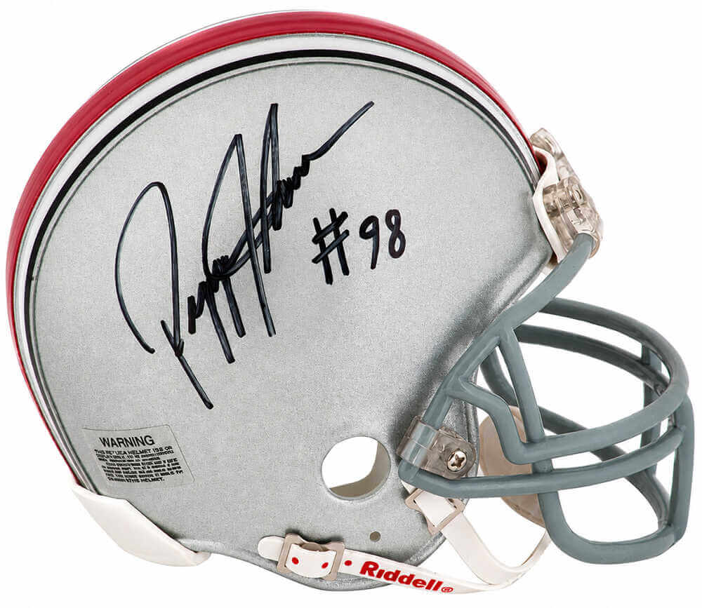 Pepper Johnson Signed Ohio State Buckeyes Riddell (VSR4) Mini Helmet