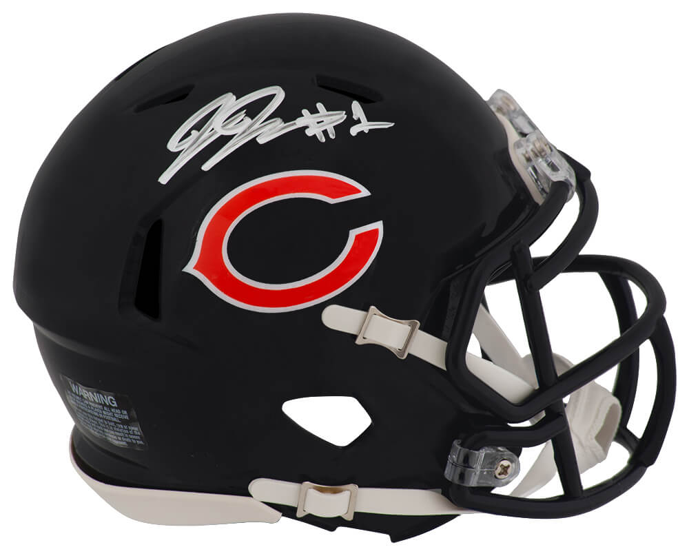 Jaylon Johnson Signed Chicago Bears Riddell Speed Mini Helmet