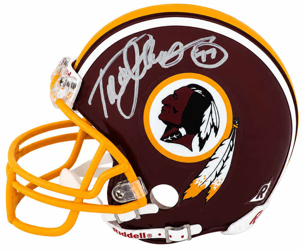 Tre Johnson Signed Washington Throwback Riddell (VSR4) Mini Helmet
