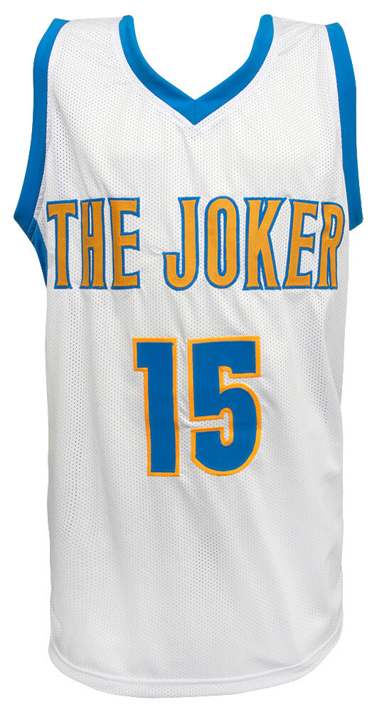 Nikola Jokic Signed White 'The Joker' Custom Basketball Jersey - (JSA)