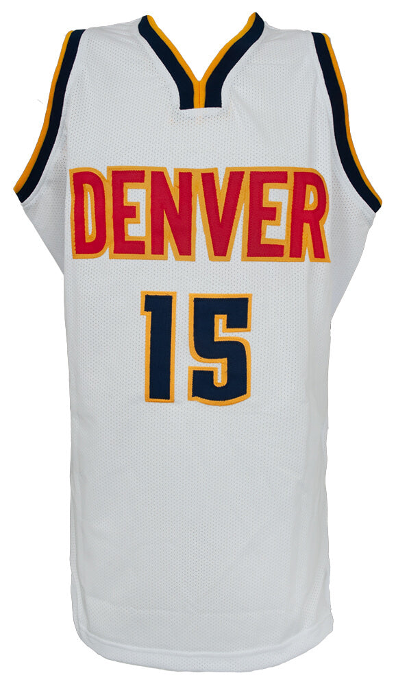 Nikola Jokic Signed White Custom Basketball Jersey - (JSA)