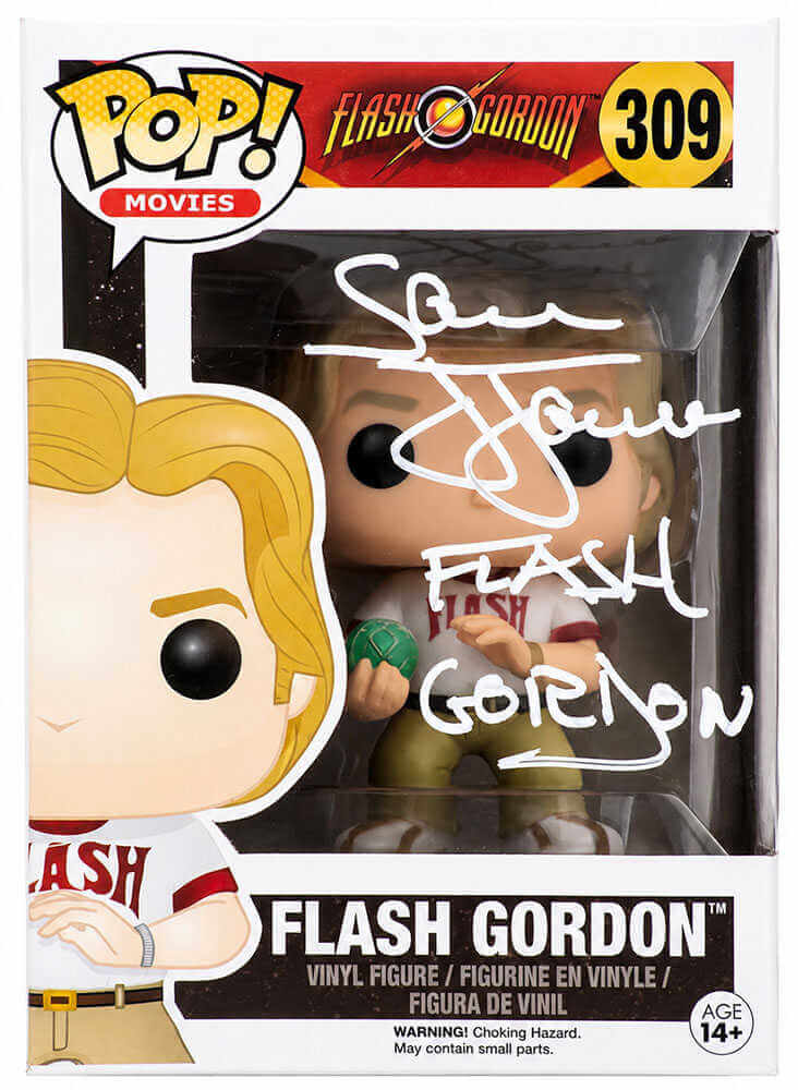 Sam J. Jones Signed Flash Gordon Funko Pop Doll #309 w/Flash