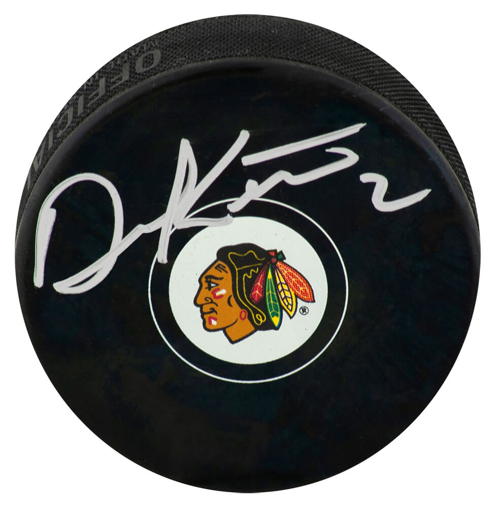 Duncan Keith Signed Chicago Blackhawks Logo Hockey Puck