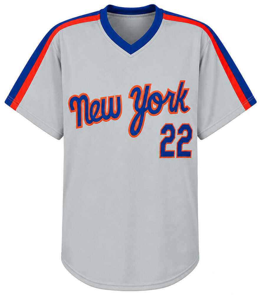 Ray Knight Signed Grey Custom Baseball Jersey w/1986 WS MVP