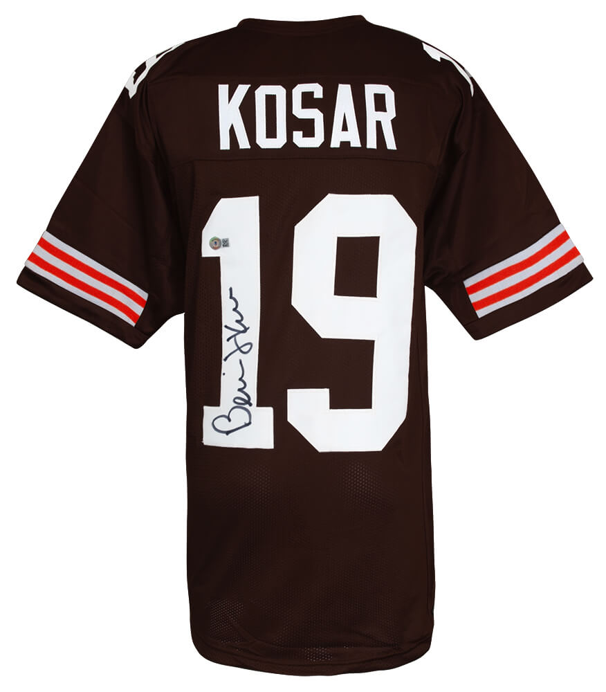 Bernie Kosar Signed Brown Custom Football Jersey - (Beckett)