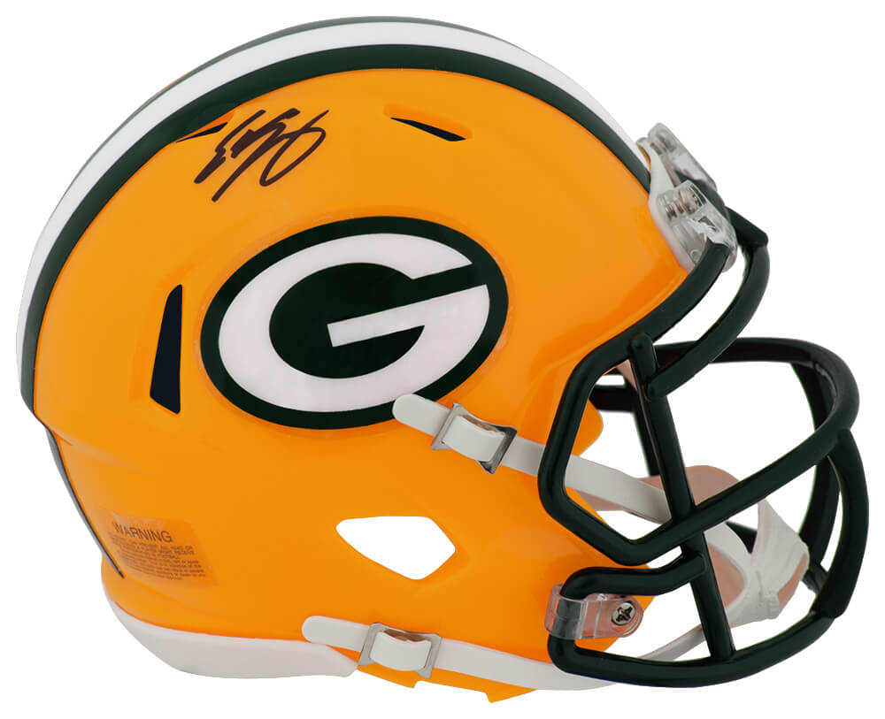 Eddie Lacy Signed Green Bay Packers Riddell Speed Mini Helmet