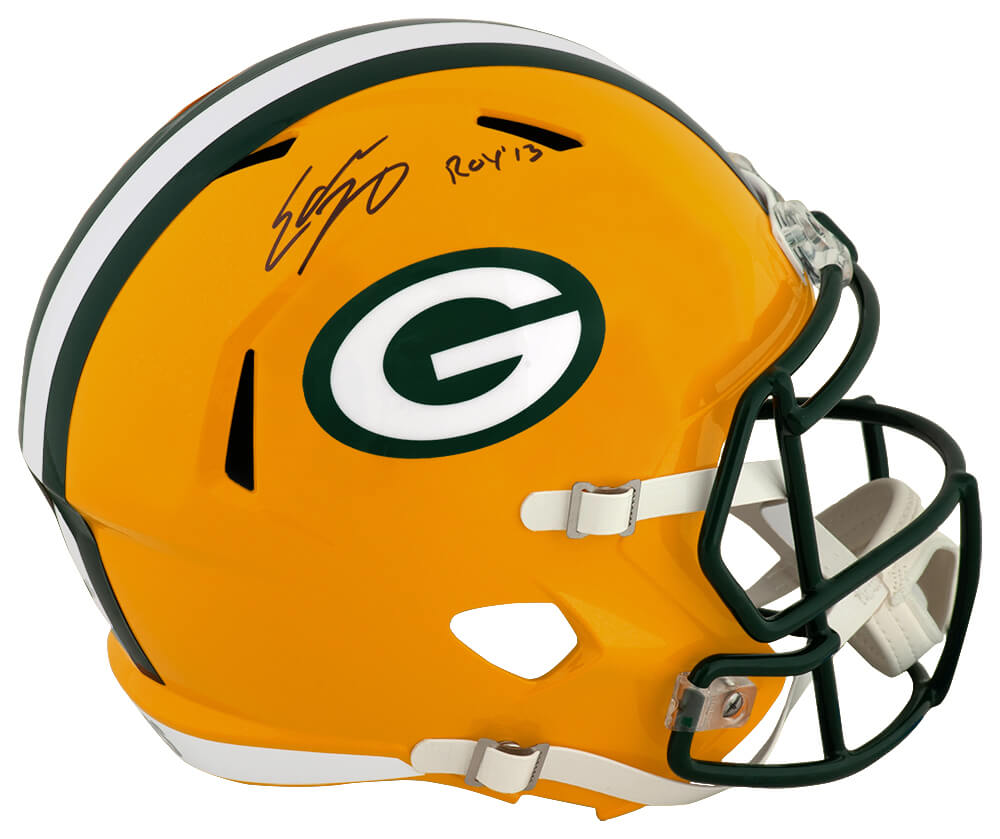 Eddie Lacy Signed Green Bay Packers Riddell Full Size Speed Replica Helmet w/ROY'13