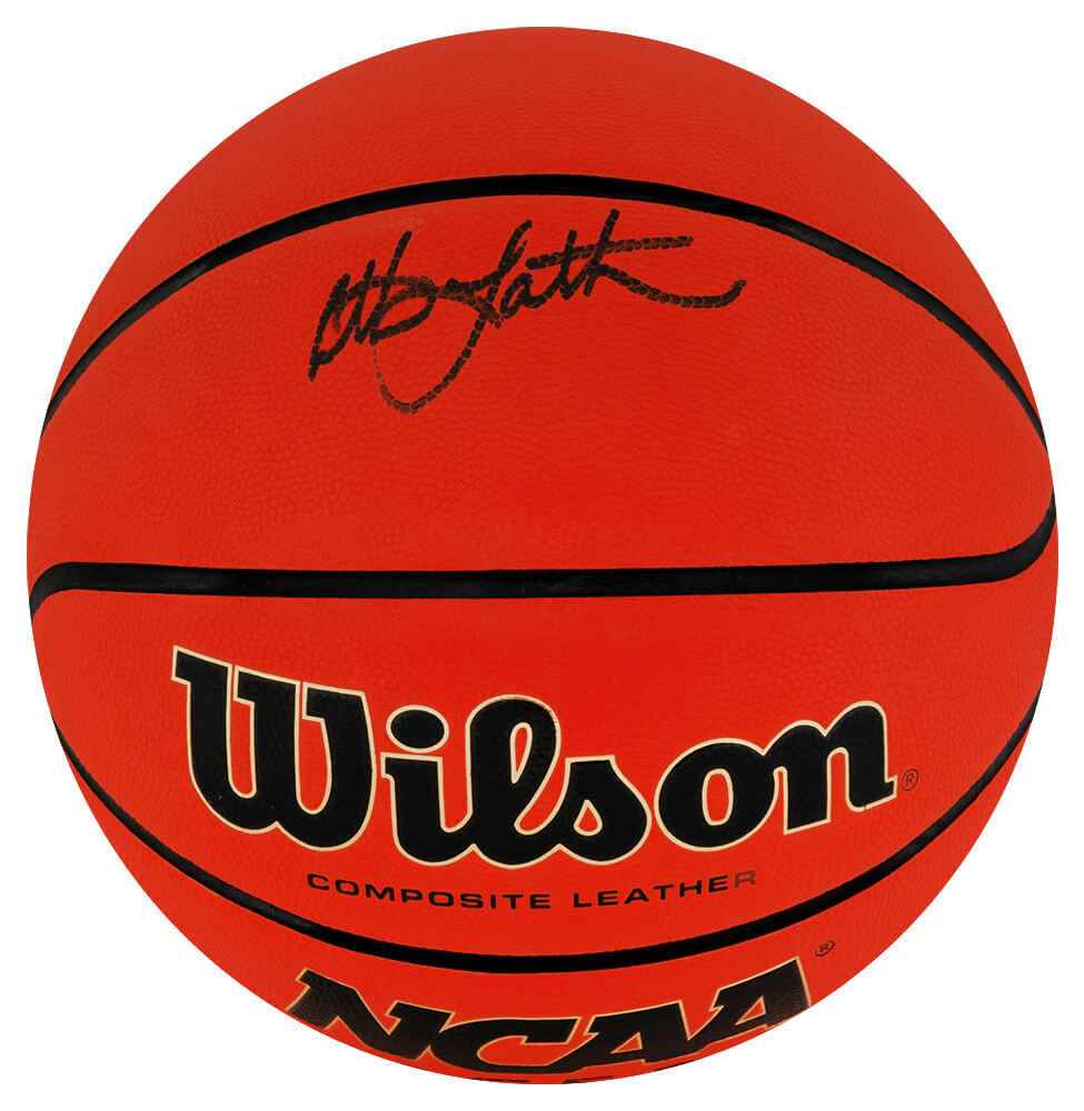 Christian Laettner Signed Wilson NCAA Legends Full Size Basketball