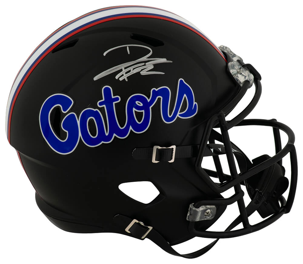DJ Lagway Signed Florida Gators Black Riddell Full Size Speed Replica Helmet