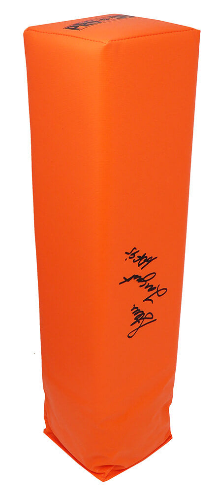 Steve Largent Signed Orange Endzone Football Pylon w/HOF'95