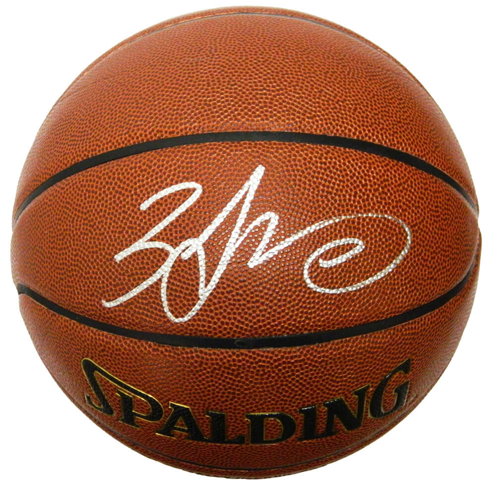 Zach LaVine Signed Spalding NBA Indoor/Outdoor Basketball