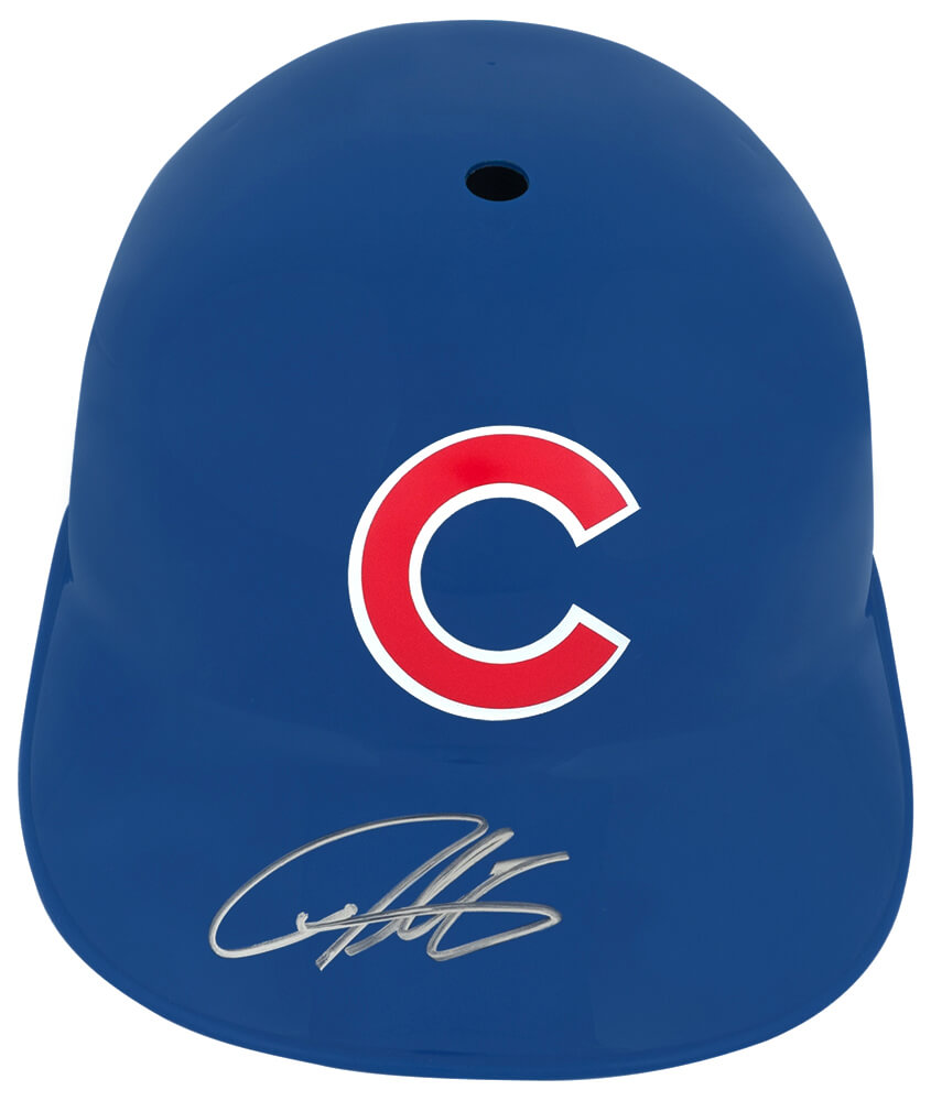 Derrek Lee Signed Chicago Cubs Souvenir Replica Batting Helmet
