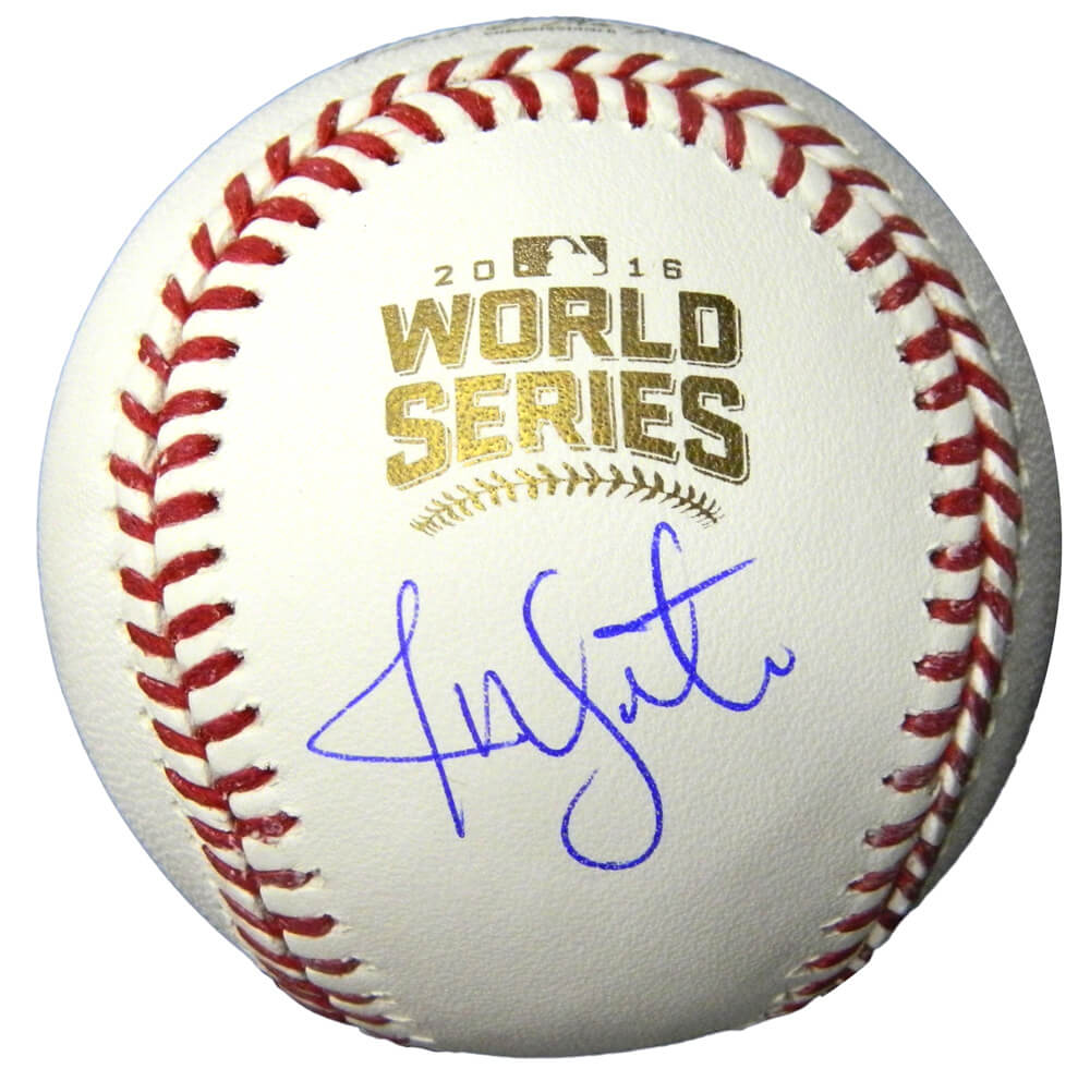 Jon Lester Signed Rawlings Official 2016 World Series Baseball