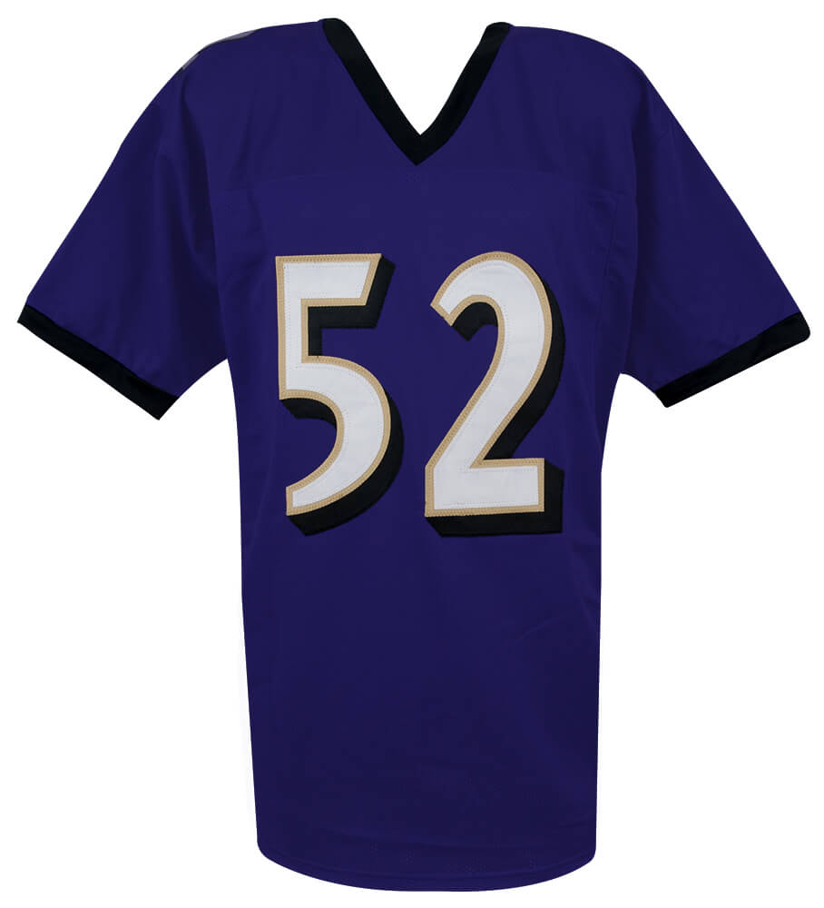 Ray Lewis Signed Purple Custom Football Jersey (Beckett Hologram)