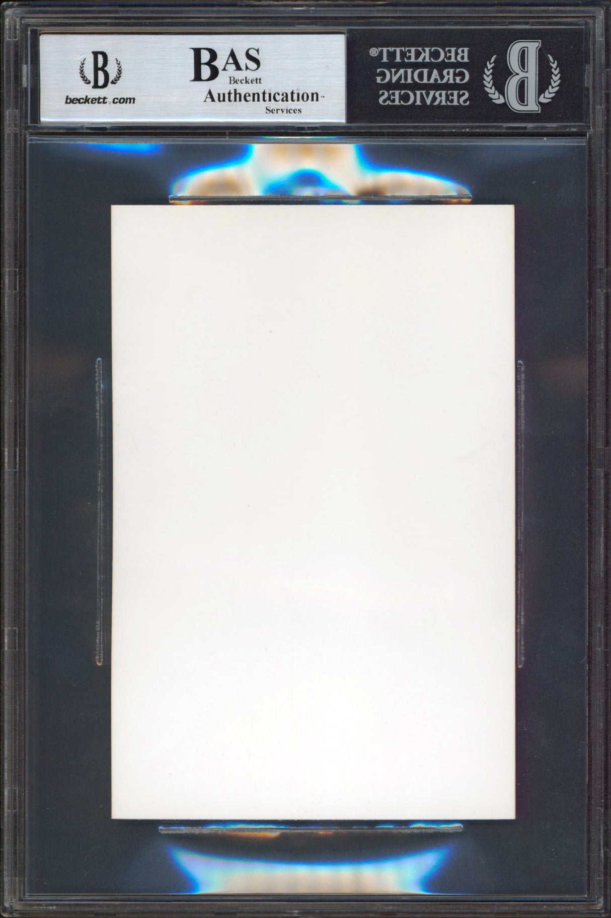 Penguins Paul Coffey Authentic Signed 4x6 Photo Autographed BAS Slabbed