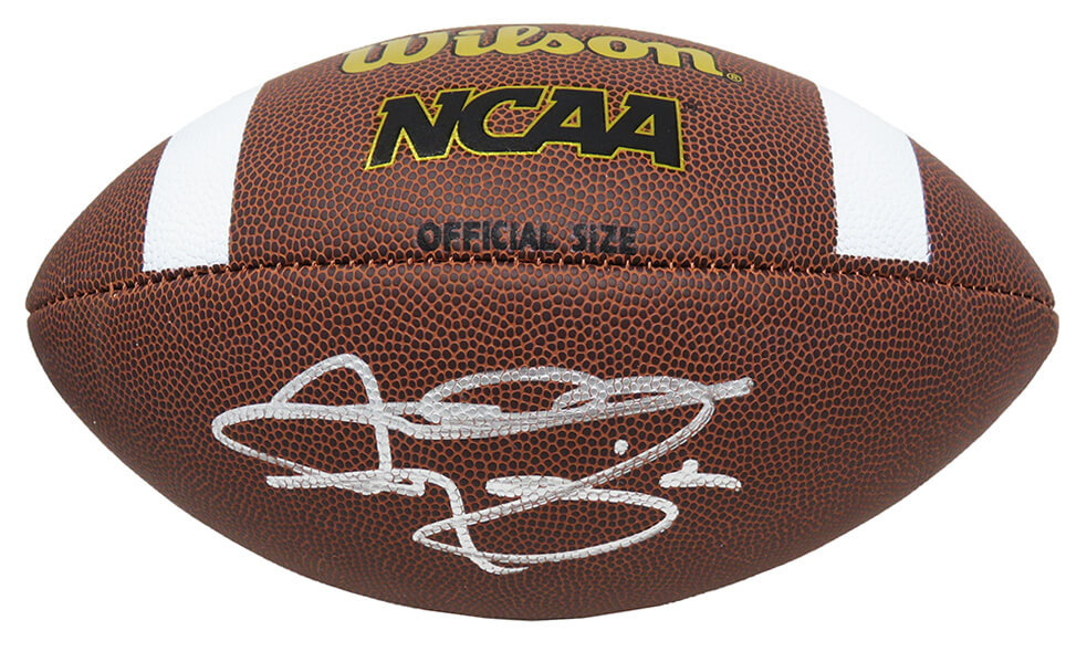 Johnny Manziel Signed Wilson NCAA Full Size Football