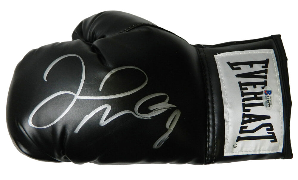 Floyd Mayweather Jr. Signed Everlast Black Boxing Glove (Beckett Holo)