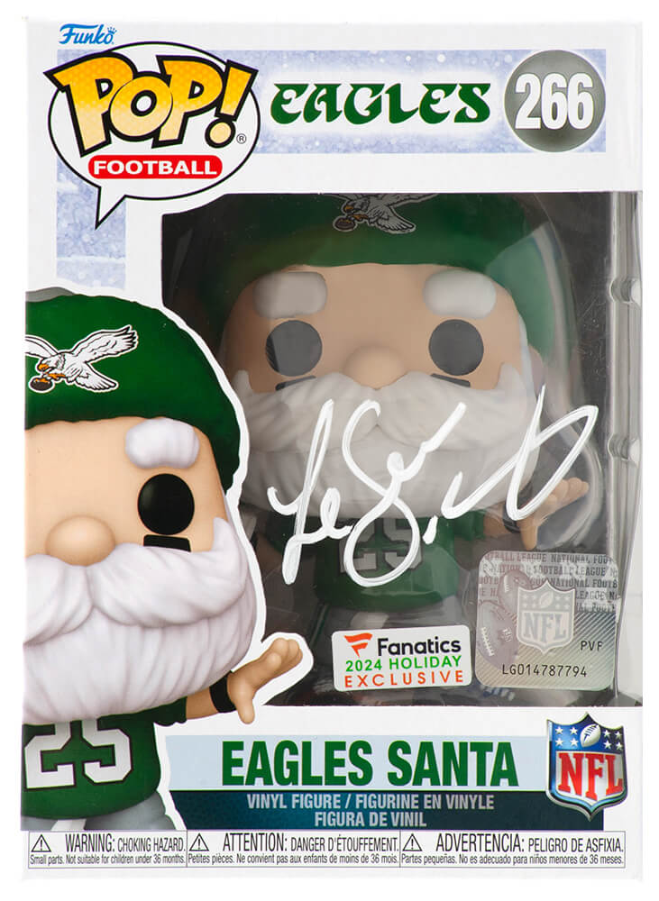 LeSean McCoy Signed Philadelphia Eagles SANTA Funko Pop Doll #266
