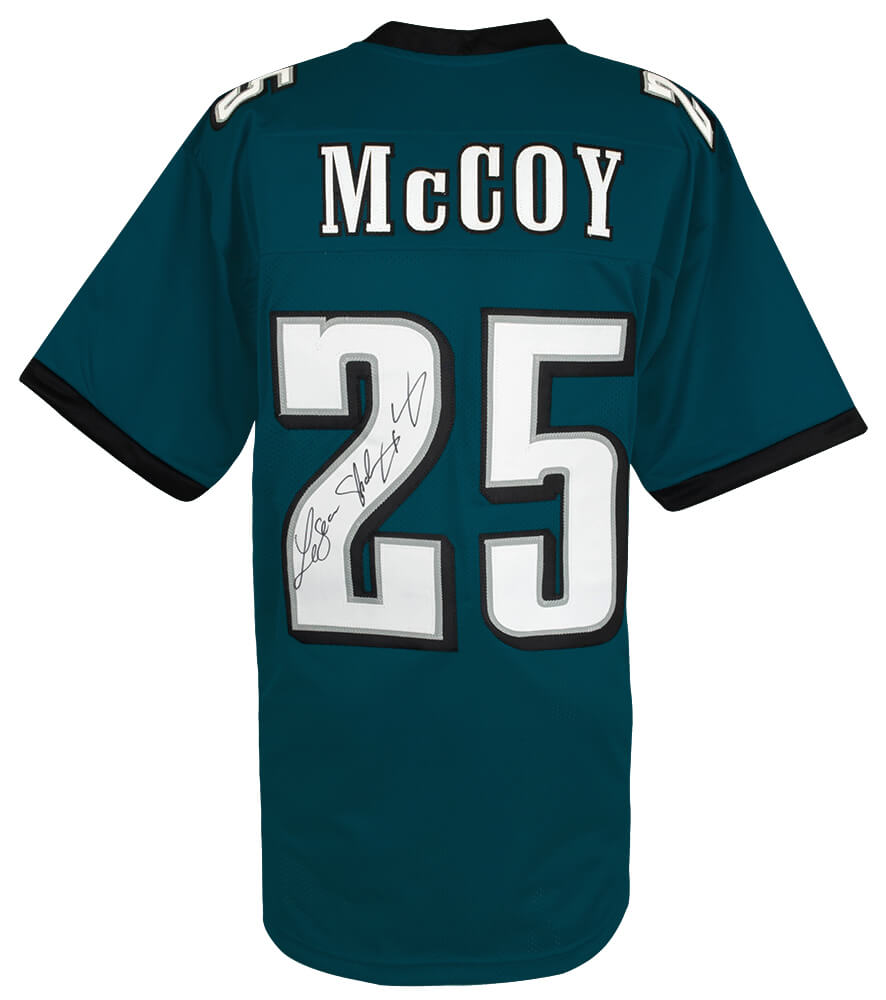 LeSean McCoy Signed Green Custom Football Jersey w/Shady