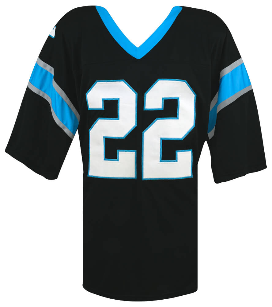 Christian McCaffrey Signed Black Custom Football Jersey (Beckett)