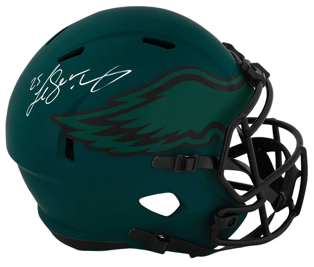 LeSean McCoy Signed Philadelphia Eagles RAVE Riddell Full Size Speed Replica Helmet