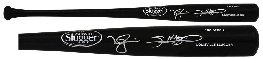Sammy Sosa & Mark McGwire Dual Signed Louisville Slugger Pro Stock Black Baseball Bat