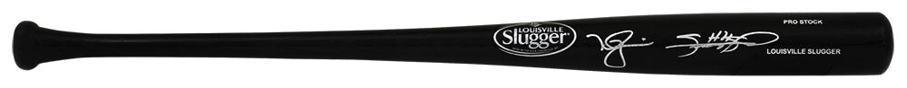 Sammy Sosa & Mark McGwire Dual Signed Louisville Slugger Pro Stock Black Baseball Bat