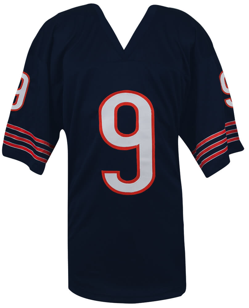 Jim McMahon Signed Navy Custom Throwback Jersey