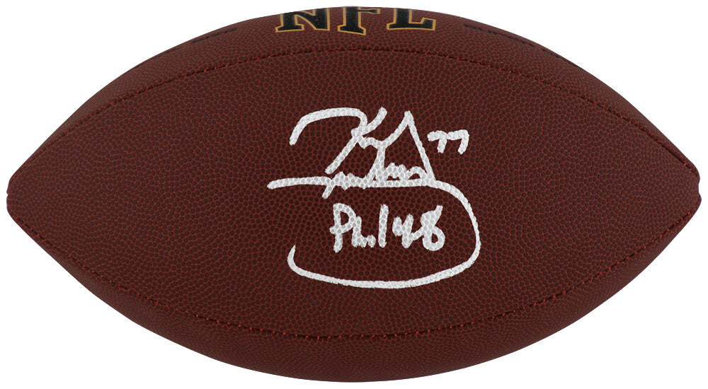 Karl Mecklenburg Signed Wilson Super Grip Full Size NFL Football
