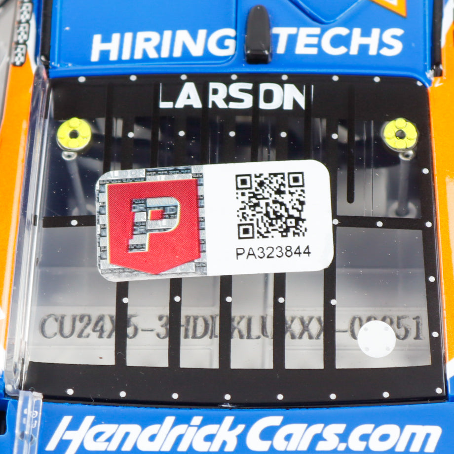 Kyle Larson Signed 2024 Hendrickcars.com Indy Win 1:24 Diecast | Raced Version (PA)