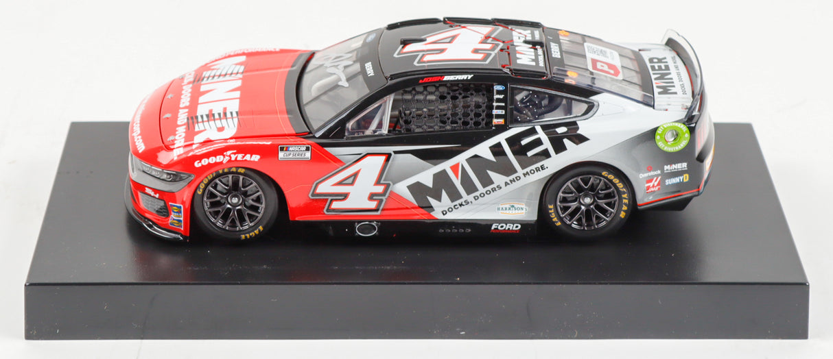 Josh Berry Autographed 2024 Miner 1:24 Diecast Car - Limited Edition