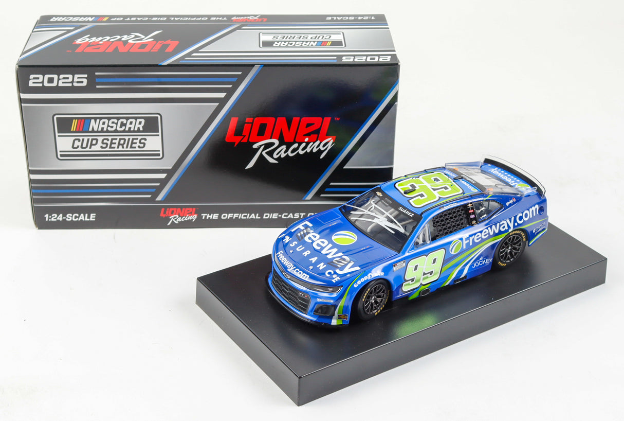 Daniel Suárez Signed 2025 Freeway Insurance 1:24 Diecast Car (Suarez COA)