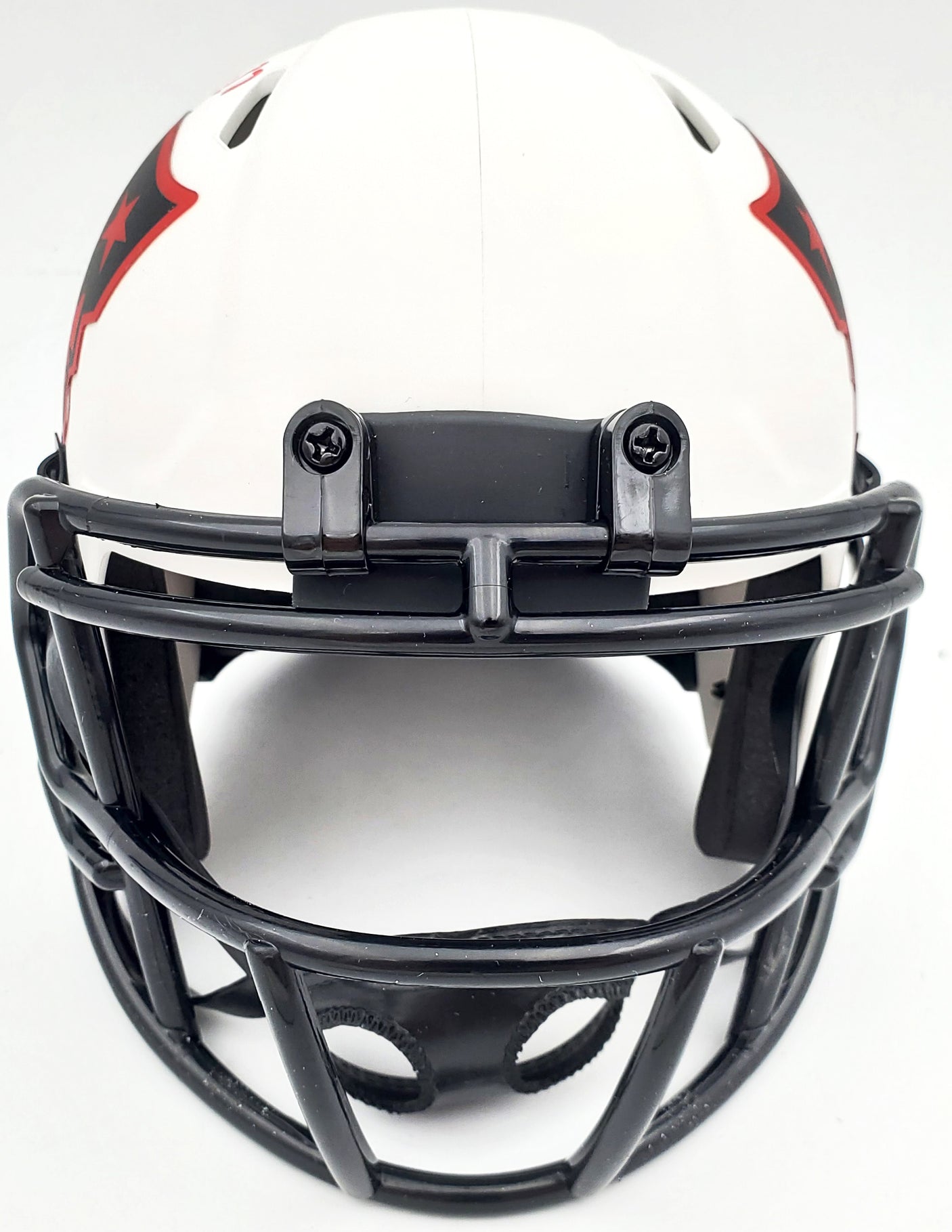 Rodney Harrison Autographed New England Patriots Lunar Eclipse White Speed Mini Helmet Beckett BAS QR Stock #193941