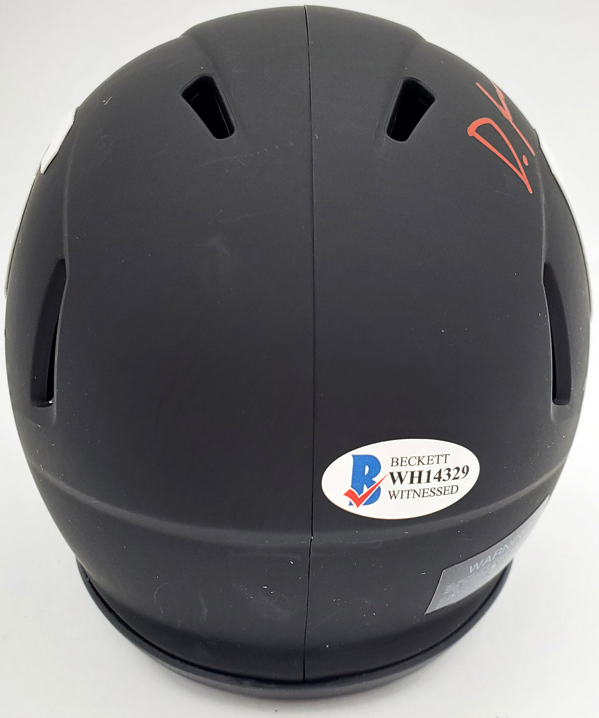 Devonta Smith Autographed Alabama Crimson Tide Eclipse Black Speed Mini Helmet "Heisman 2020" Beckett BAS Stock #191981