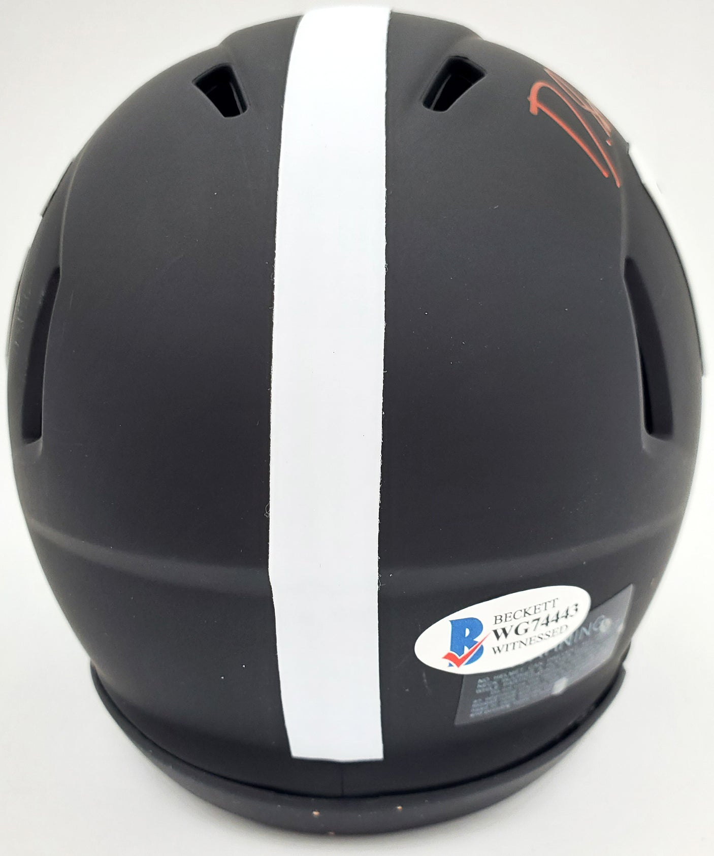 Devonta Smith Autographed Alabama Crimson Tide Eclipse Black Speed Mini Helmet "Heisman 2020" Beckett BAS Stock #190003