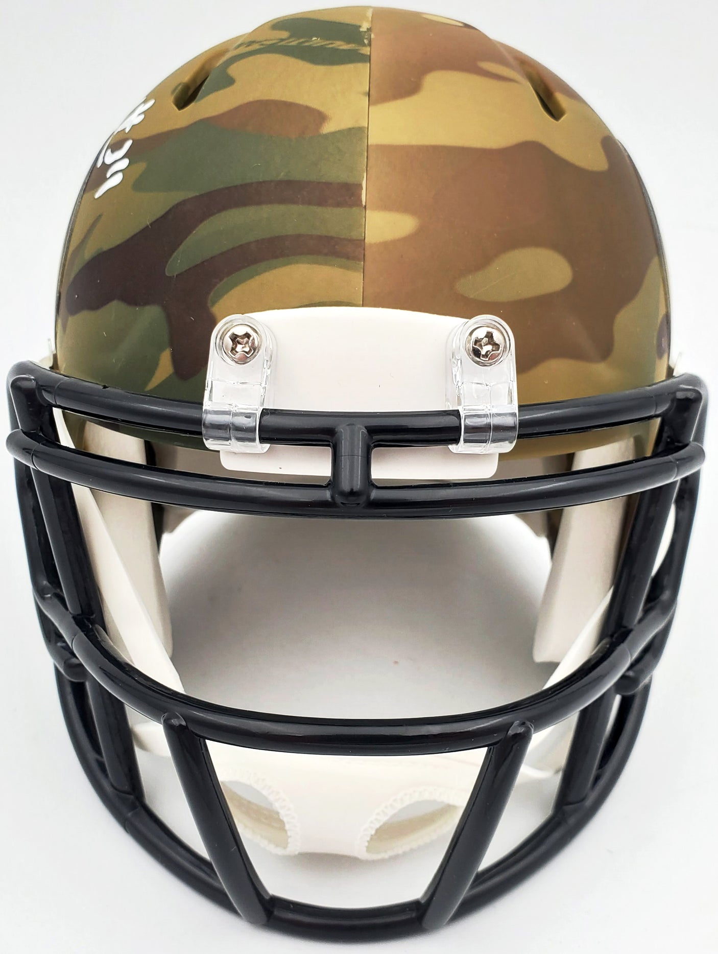 Herschel Walker Autographed Minnesota Vikings Camo Speed Mini Helmet Beckett BAS Stock #185957