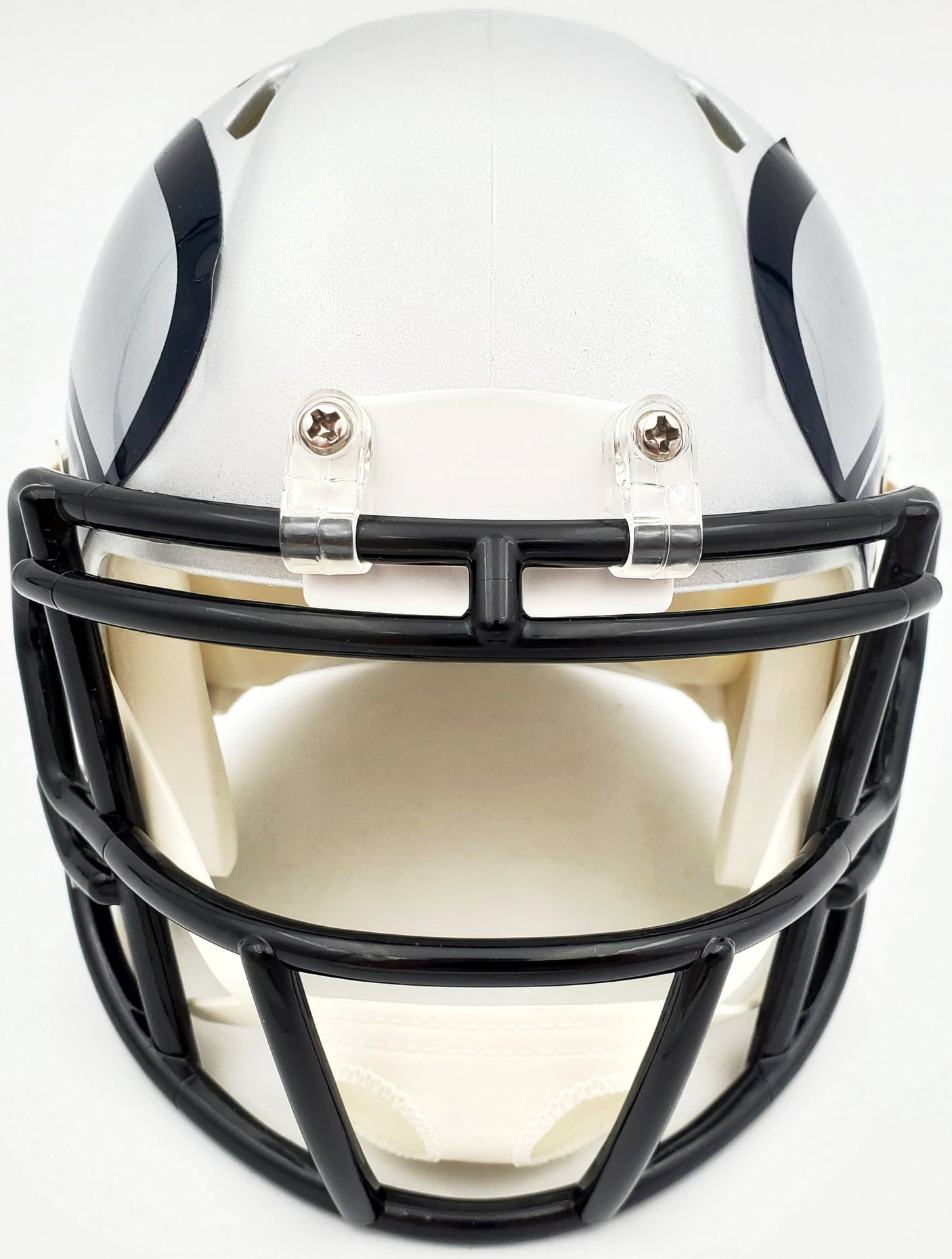 Russell Wilson Autographed AMP Seattle Seahawks Speed Mini Helmet In Black RW Holo Stock #179112