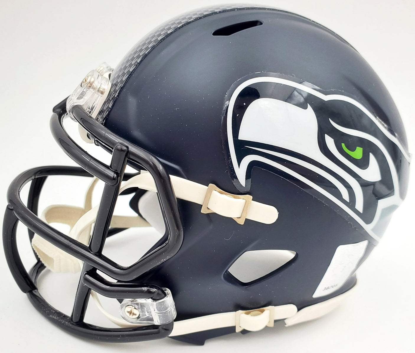 Russell Wilson Autographed Seattle Seahawks Speed Mini Helmet In Green RW Holo Stock #179111