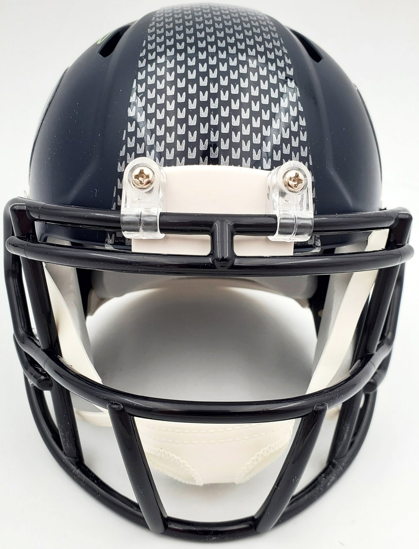 Russell Wilson Autographed Seattle Seahawks Speed Mini Helmet In Green RW Holo Stock #179111