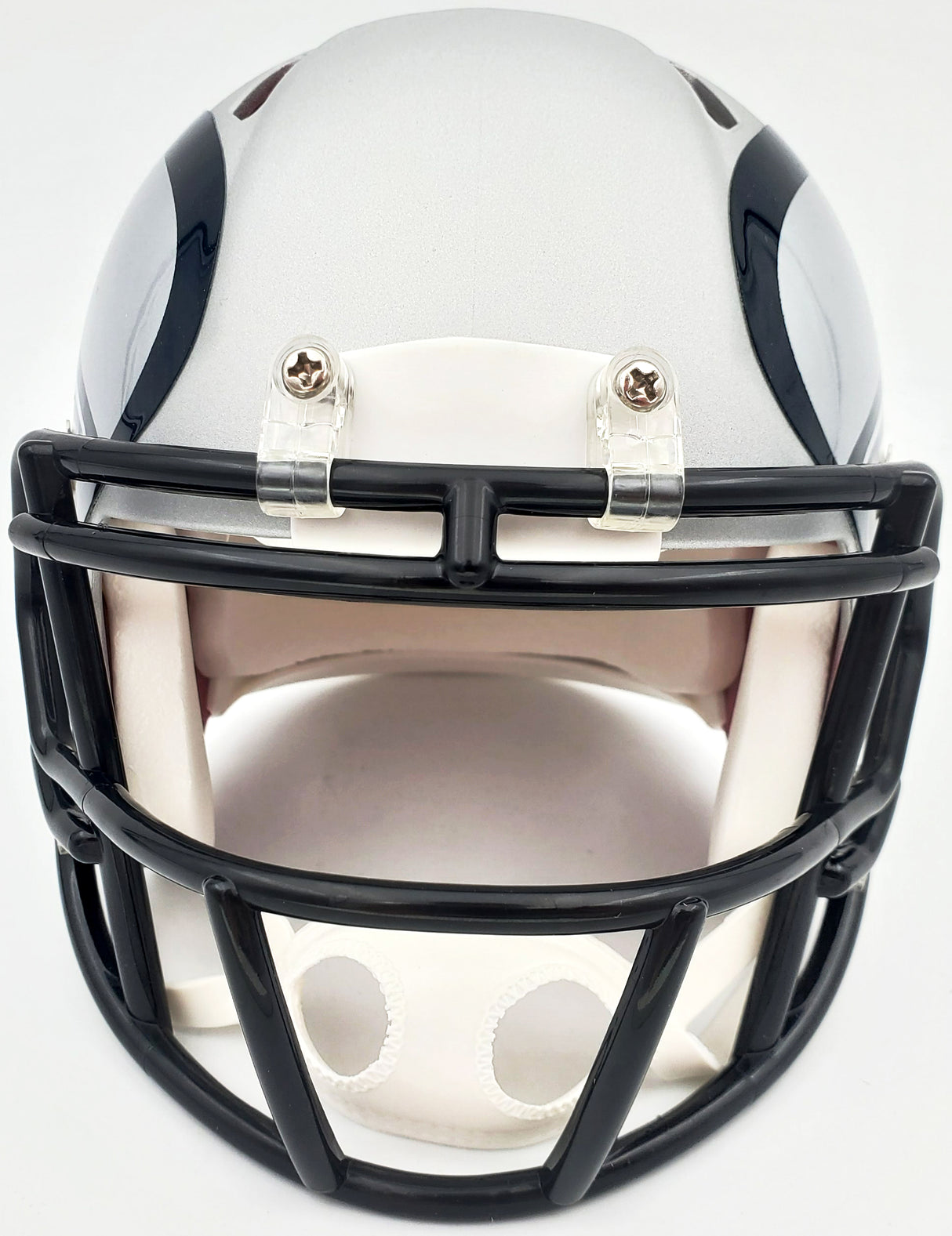 Russell Wilson Autographed AMP Seattle Seahawks Speed Mini Helmet In Blue RW Holo Stock #159115