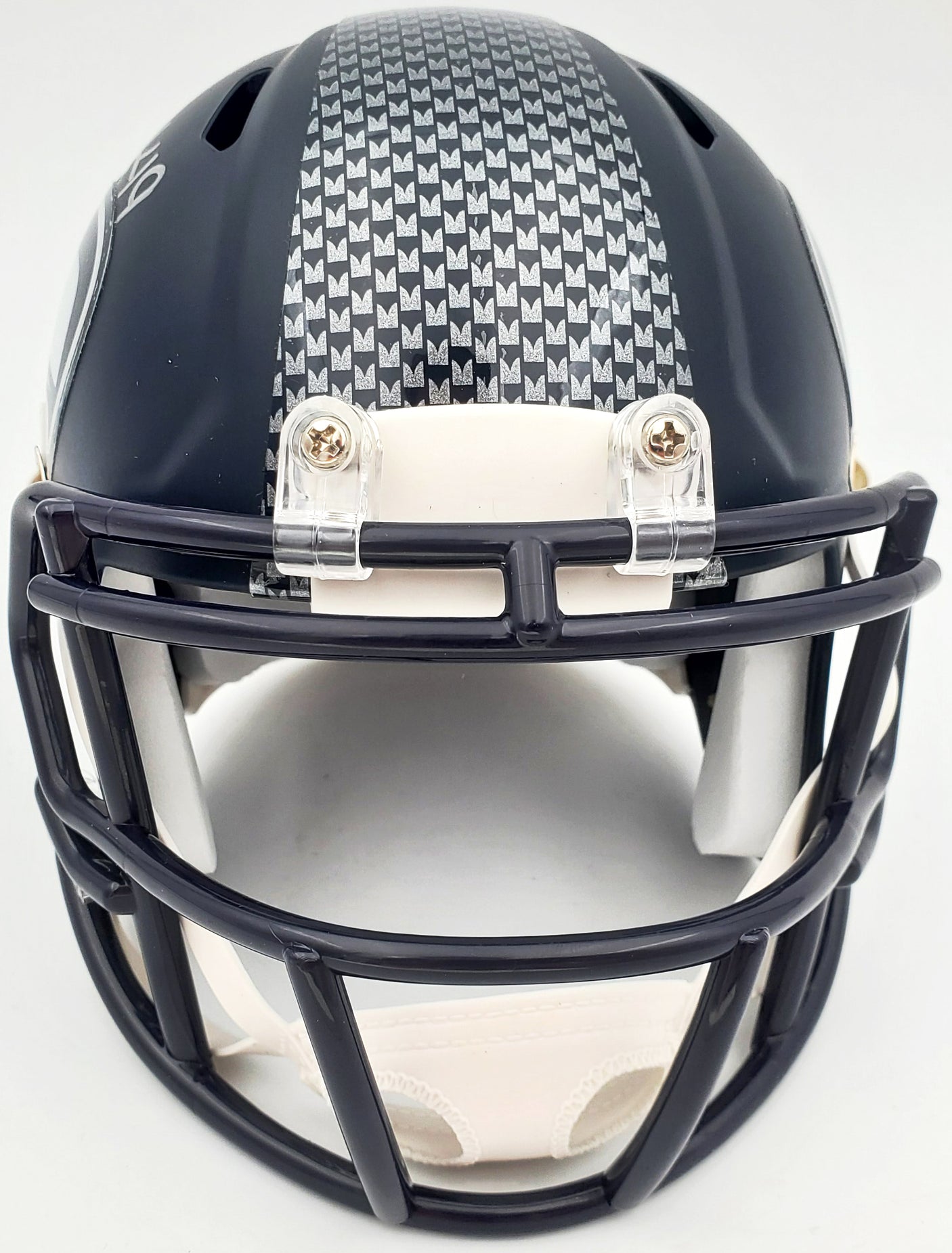 Shaquem Griffin Autographed Seattle Seahawks Mini Helmet In Silver MCS Holo Stock #134383