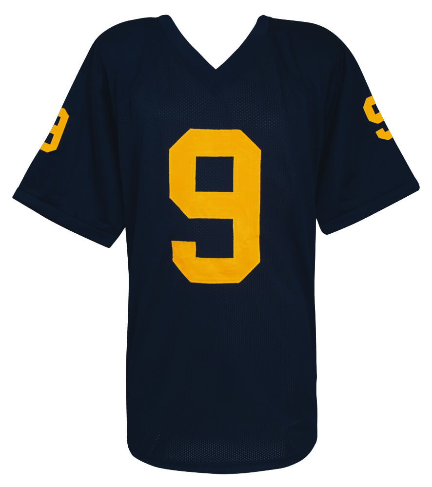 Rod Moore Signed Navy Custom College Football Jersey w/2023 National Champs