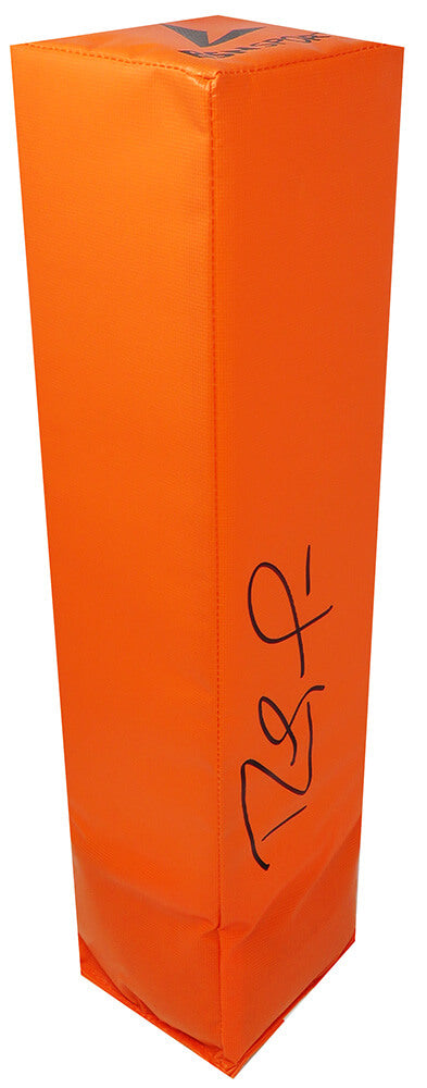Randy Moss Signed Orange Endzone Football Pylon