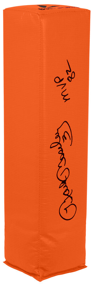 Mark Moseley Signed BSN Orange Football Endzone Pylon w/MVP'82