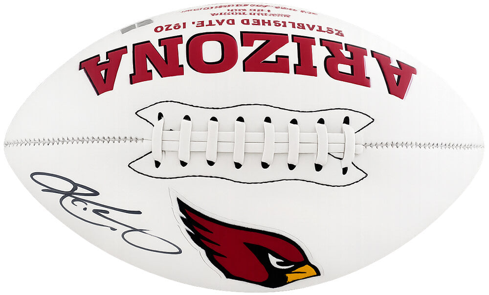 Kyler Murray Signed Arizona Cardinals Jarden White Logo Football - (Fanatics)