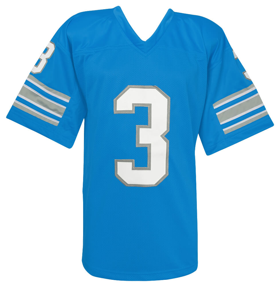 Eddie Murray Signed Blue Throwback Custom Football Jersey w/2x Pro Bowl